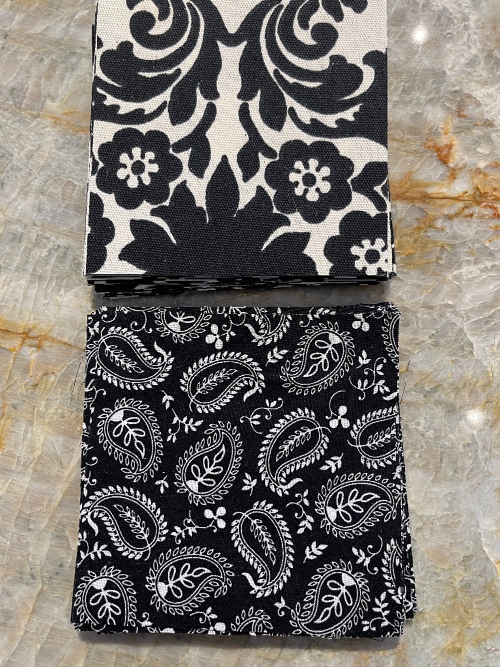 59 Precut 5" Quilt Squares Assorted Fabric Charm Pack